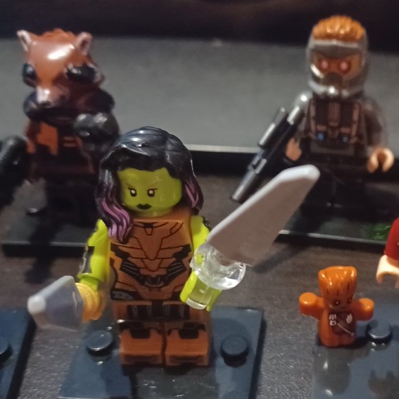 Super Hero Building Blocks Lego Like 9+ Piece Lot Fits Most Building Sets - Picture 8 of 15